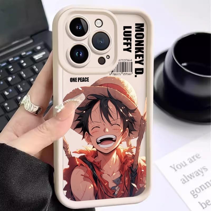 Case HP For Infinix Hot 10 Play Hot 10 Lite Hot 11 Play Hot 30i Hot 30 Play Hot 30 Play NFC Casing Softcase Kesing Cesing Silicone Phone Soft Cassing Anime One Piece Untuk Kasing Cashing Chasing