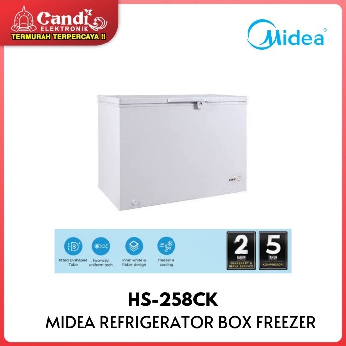 MIDEA Box Freezer 200 Liter HS-258CK