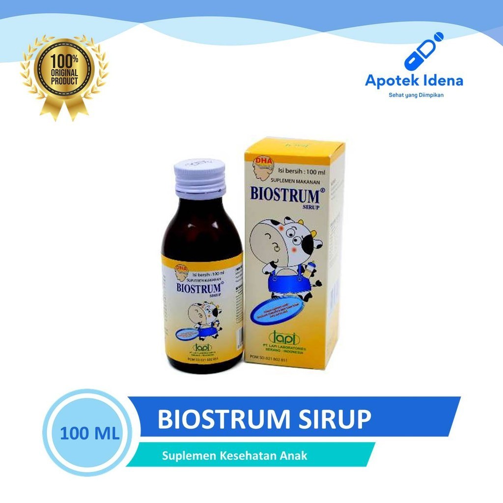 BIOSTRUM SIRUP 100 ML Suplemen Vitamin Anak/Penambah Nafsu Makan/Multivitamin