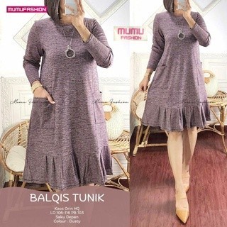 Atasan Wanita Kaos Orion Jumbo Ld120 BALQIS TUNIK by Mumu Fashion Solo