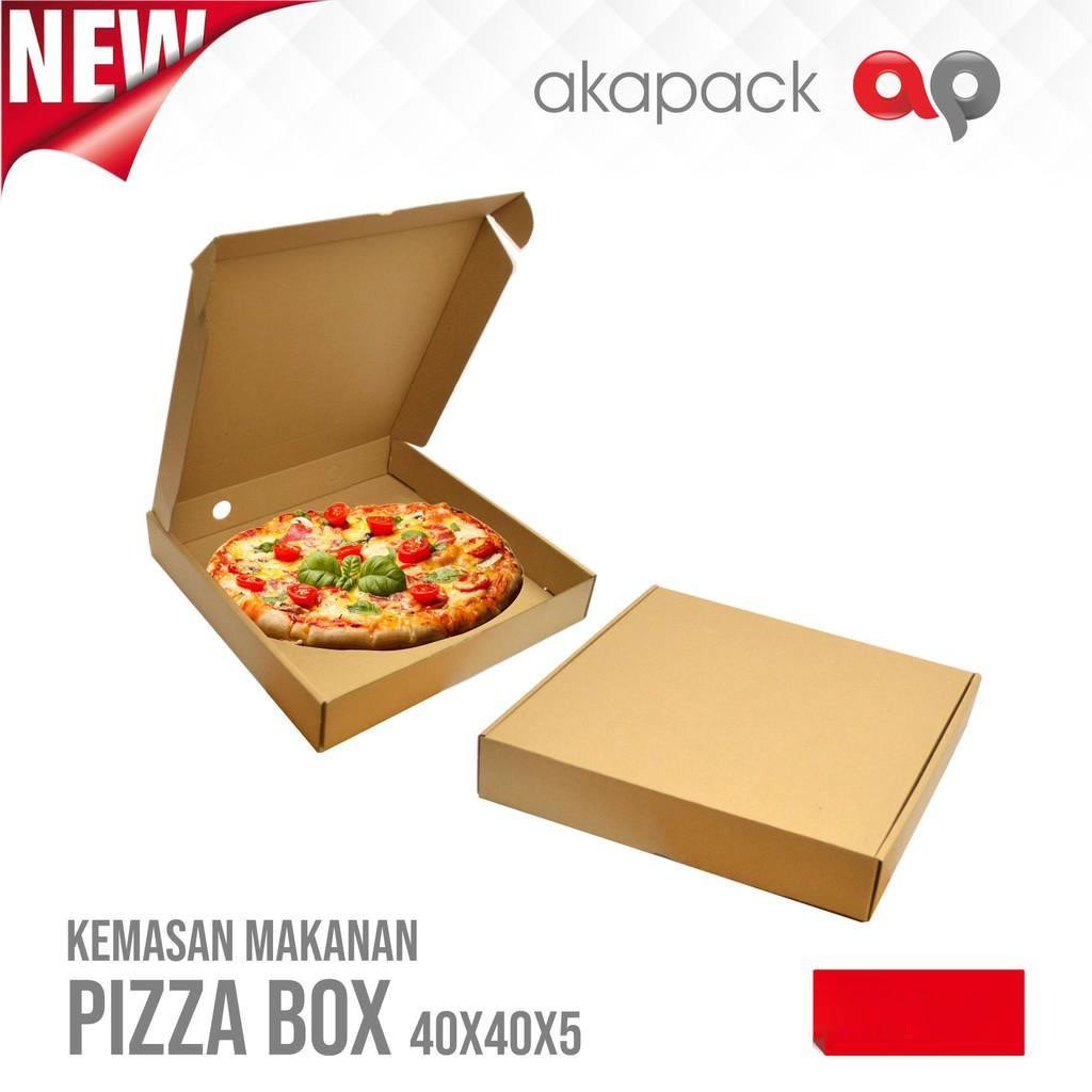 kardus packing box pizza die cut uk 40x40x5cm