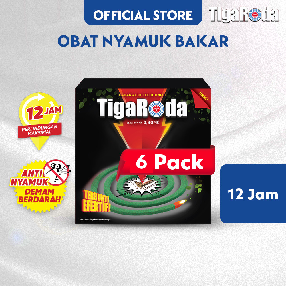 Tigaroda Anti Nyamuk 12 Jam x6