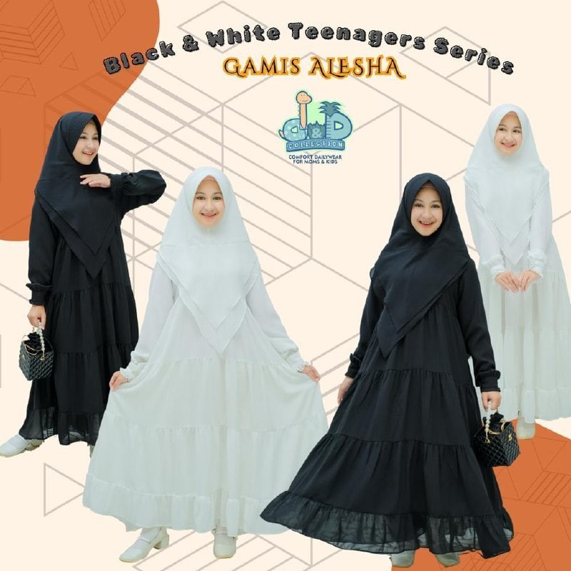 Alesha Gamis Black &amp; White Series Teenagers by DnD