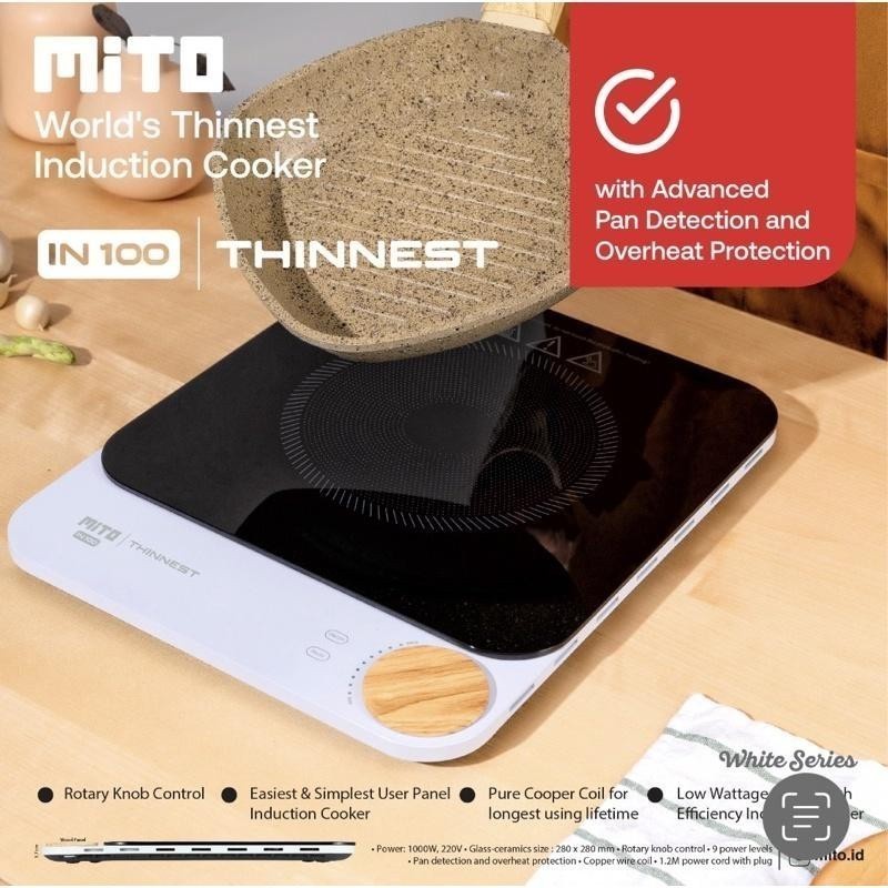 MITO Induction Cooker Kompor listrik Digital Kompor Induksi Mito IN100 Garansi Resmi 1 Tahun