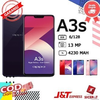HP OPPO A3S RAM 6/128 - 4G LTE Smartphone MURAH Bergaransi