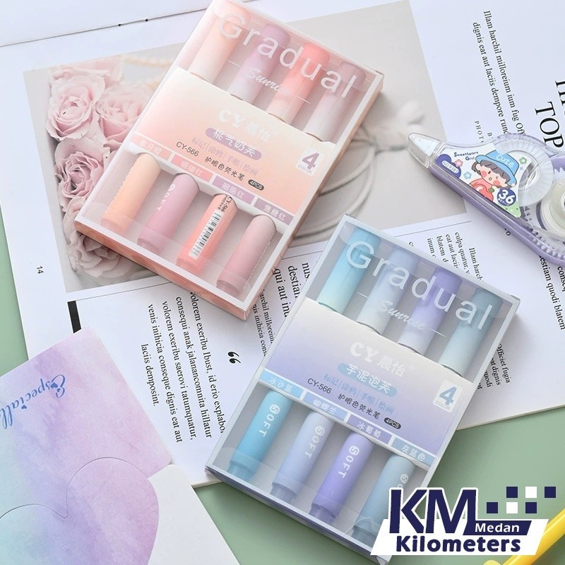 

1 SET ISI 4 HIGHLIGHTER WARNA PASTEL TERANG STABILO HIGHLIGHTER WARNA PASTEL TERANG FS
