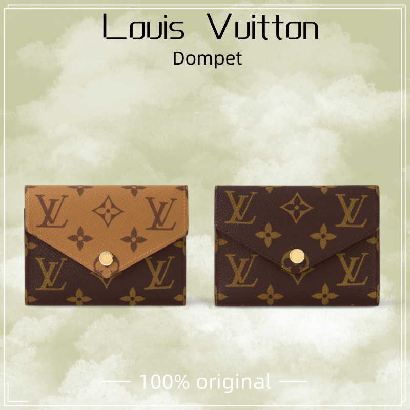 promo cuci gudang 【100% original】Tas LV Louis Vuitton victorne dompet lipat wanita/Dompet koin/dompet LV