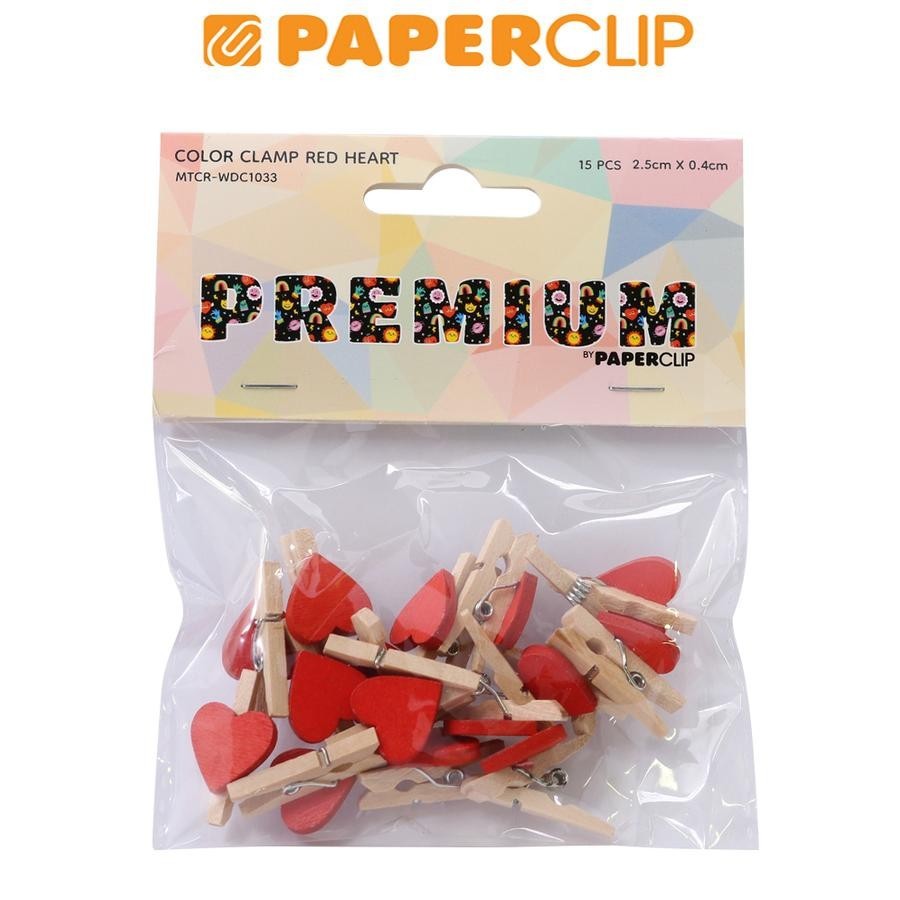 

PENJEPIT KAYU / CLIP WOOD WDC1033 15P RED HEART