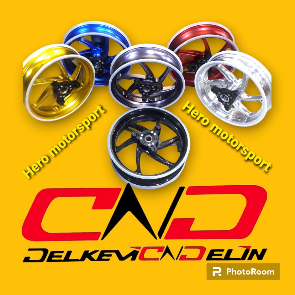 Velg Velek Delkevic DND Yamaha Nmax New 2020-2024 /Nmax old 2015-2019 Tahun Best Quality