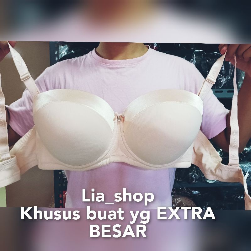 Bra Kawat Cup Besar, Bra Sexy 966 F, Bra Jumbo Half Cup all size