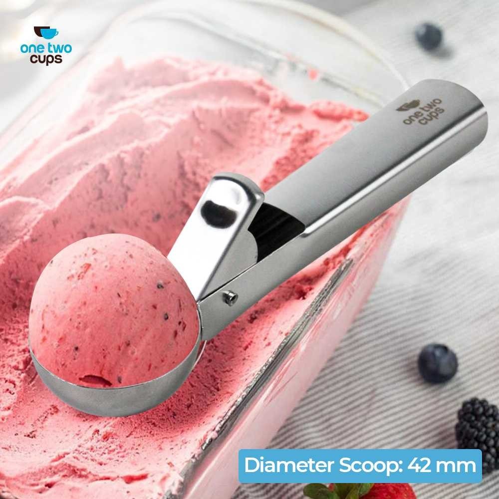 

One Two Cups Sendok Scoop Es Krim dan Buah Stainless Steel 42mm - 164Z
