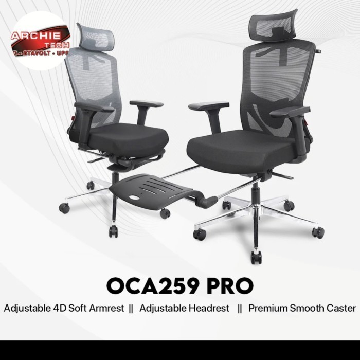 Fantech OCA259s Office Chair Fantech OCA 259 S Kursi Kantor