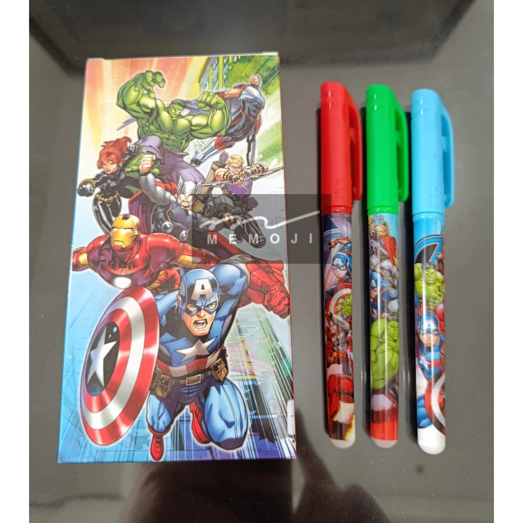

Pulpen Gel 0.5mm AVENGERS (12pc)