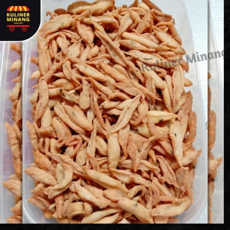 

Kue Bawang Gunting Guntiang 250g Snack Kuliner Minang Kabau