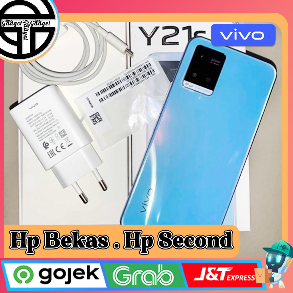 Vivo Y21S | Y21T Ram 4/128GB | Ram 6/128GB Second Original Resmi Indonesia