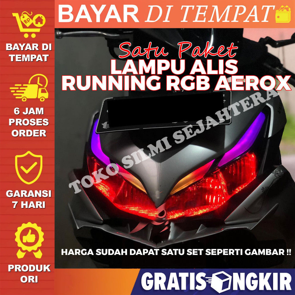 PAKET ALIS RUNNING RGB GRATIS DEVIL EYE 2 ALIS RGB + 2 ALIS SEIN  + 4 DEVIL EYE