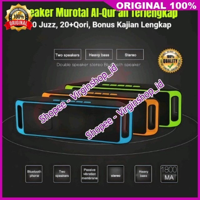 Speaker Bluetooth Stereo Musik Wireless A2DP/SC208 MEGABASS 100% ORIGINAL ASLI