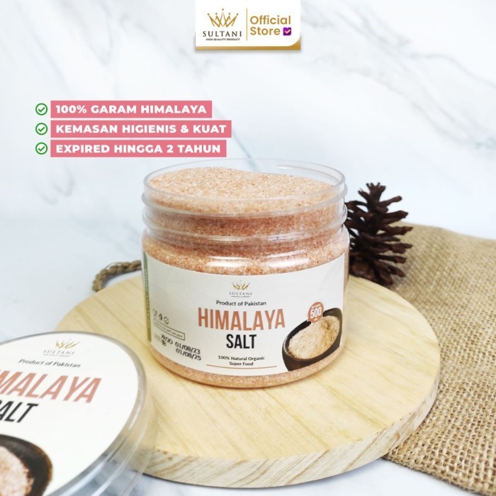 

Terlaris~[Limited Stock] Garam Himalaya 500 gram Halus - Premium Organic Original 100%