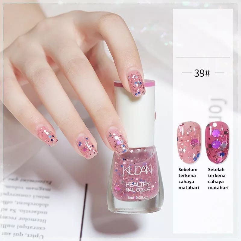 KUTEK KEKINIAN KUTEK 8ML Kutek COD Kutek Not Peel Off kutek Gel Photochromic Nail Polish Kutek Korea