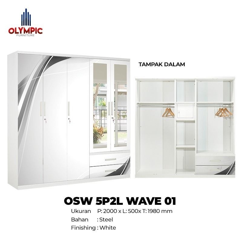 big sale lemari besi pintu 5//mebel_martapura