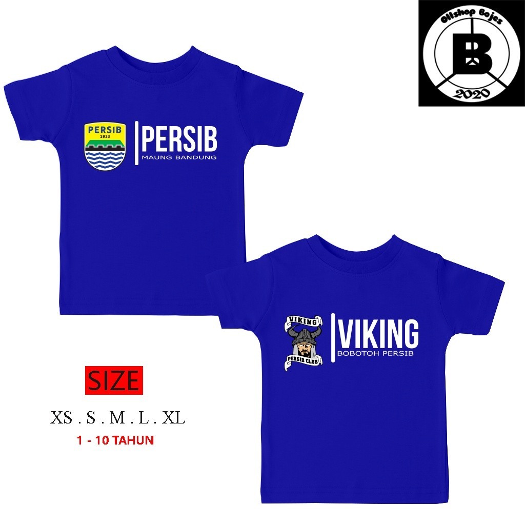 Kaos Anak Baju Fans Viking Persib Bandung Club