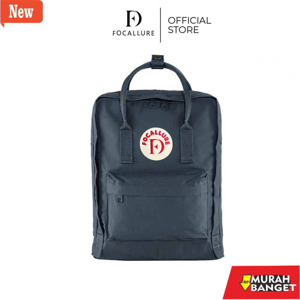 Tas laptop wanita terviral- Focallure Bag Backpak Vinylon Anti Air Tas Laptop Wanita Tas Sekolah Wan