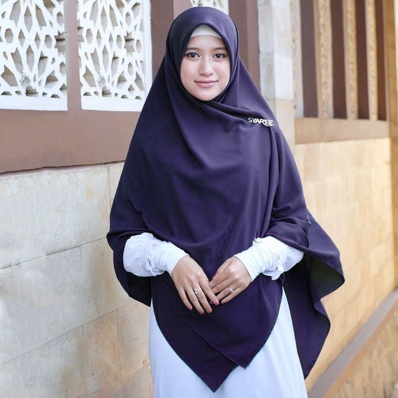 JILBAB SEGI EMPAT JUMBO WOLFIS 150 X 150 CM HIJAB SYARI