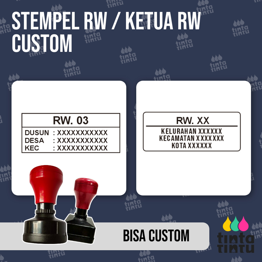 

Stempel RW / Ketua RW Custom