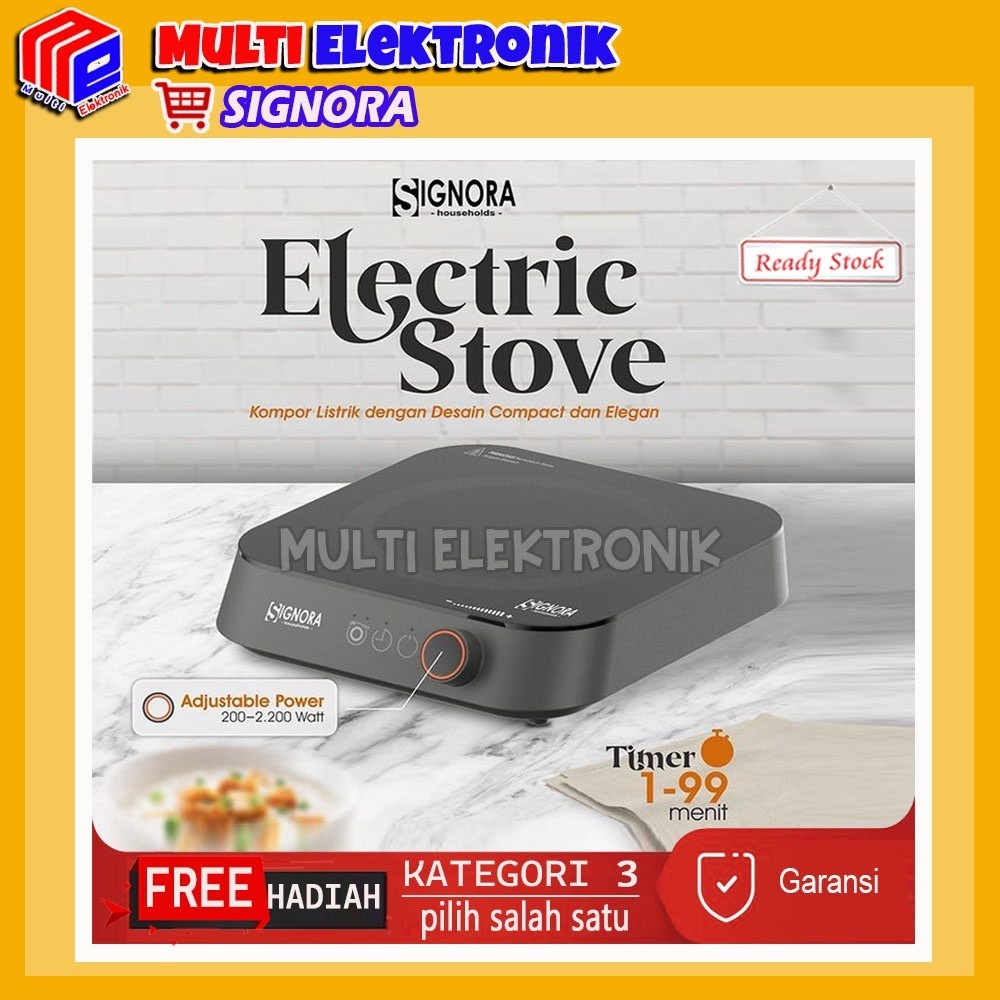 Kompor Listrik Signora/Electric Stove Signora/Kompor Signora