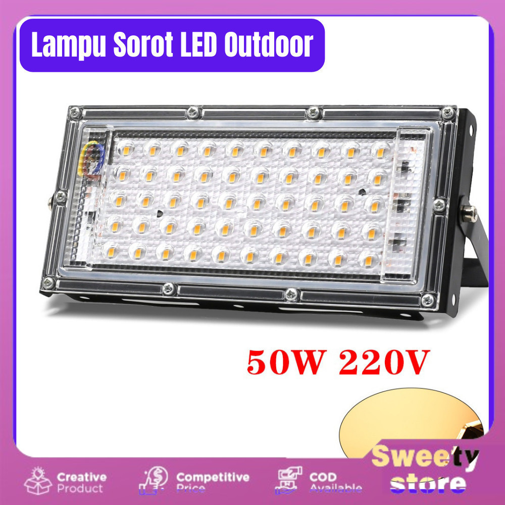 Lampu Sorot LED Taman Anti Air Lampu Sorot LED Outdoor Floodlight Waterproof