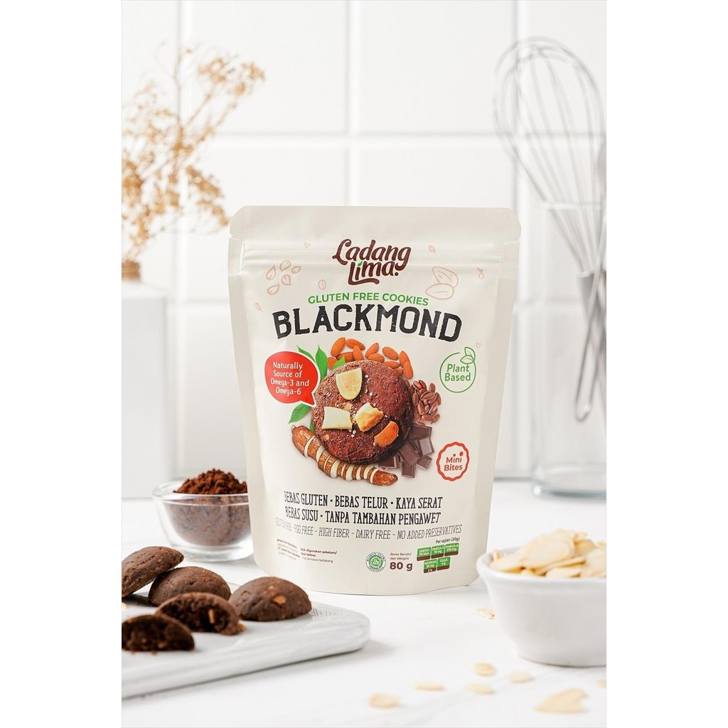 

Ladang Lima - Blackmond Mini Bites 80g Gluten Free Kue Cokelat Cookies