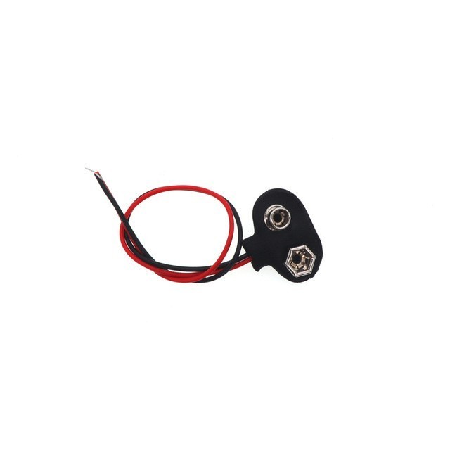 Kancing Baterai 9V konektor Baterai 9 Volt Socket Tutup - Tanpa Konektor