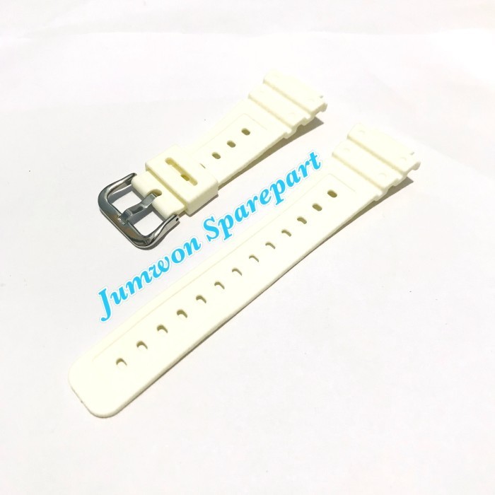 [New Trendy] TALI JAM TANGAN CASIO G-SHOCK DW5600 DW 5600 RUBBER STRAP G-SHOCK 5600 - Putih