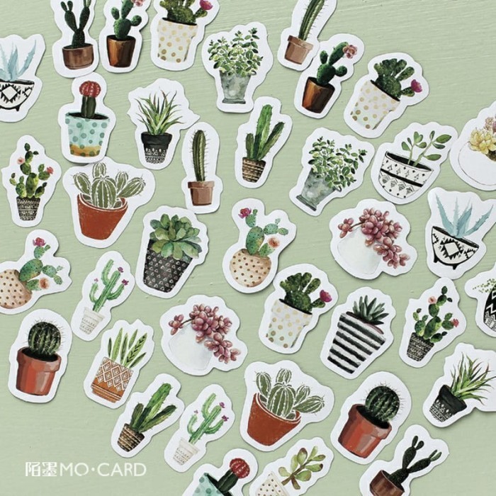 

Potted Plant B Sticker Deco Jurnal Diary Scrapbook