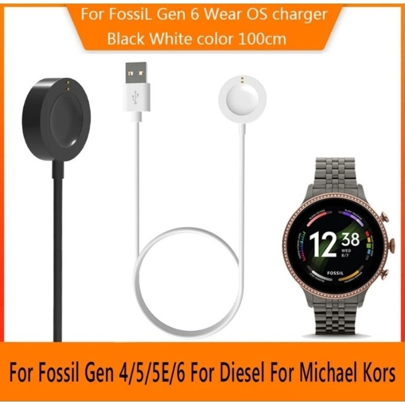 TERMURAH  Original Dock Charger Magnetic Magnet Charging Fossil Gen 4 5 6 Diesel Michael Kors diskon