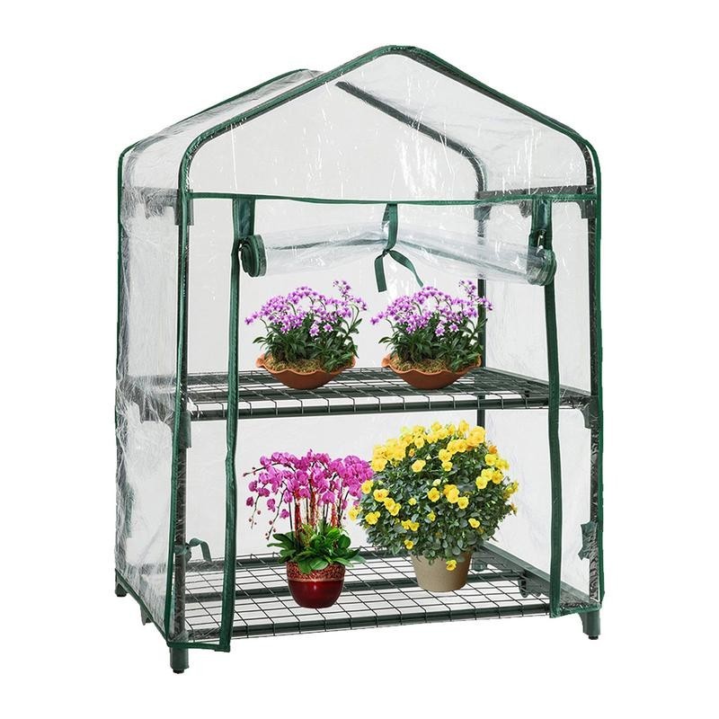 Green House Cover Clear Plant Greenhouse PVC Durable Greenhouse Accessories Portable Indoor Greenhou
