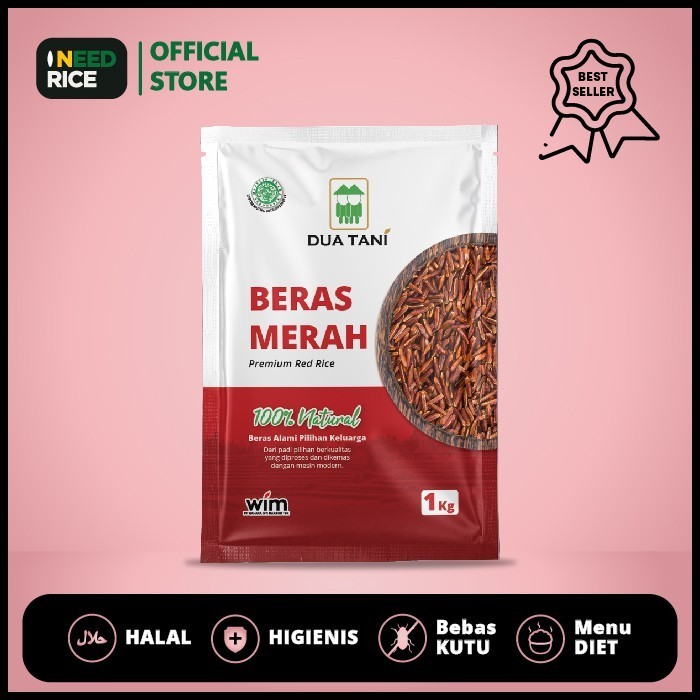

Beras Merah Dua Tani 1kg -HALAL Cocok Untuk Diet dan Kualitas terjamin