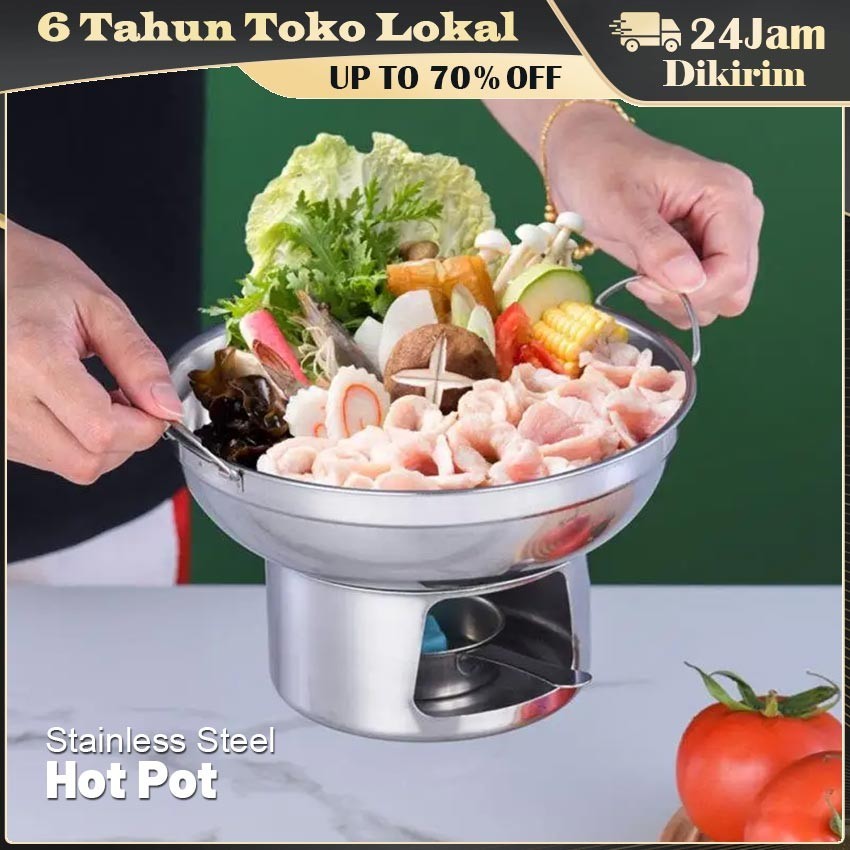20CM Panci Hot Pot Shabu Shabu Steamboat / Hot Pot Panci Sabu Shabu