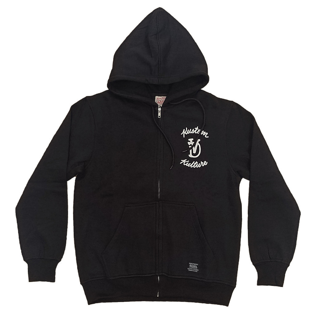 Von Dutch Zipper Hoodie 1128 Black