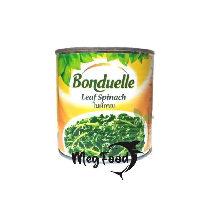 

Bonduelle Vegetable Leaf Spinach / Daun Bayam Kaleng - 380 Gram