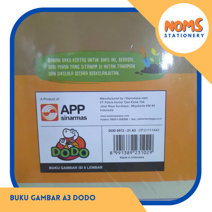 

✨LARIS✨ -Buku Gambar Dodo A3 10 Buku