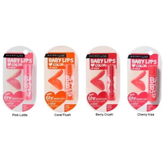 ✨BEST✨ -Premium Maybelline Baby Lips Love Color Lip Balm - Cherry Kiss Spf 20