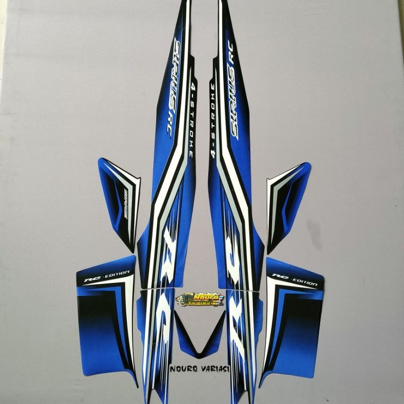 striping yamaha vega r new sirius rc biru thailand thailook berkualitas