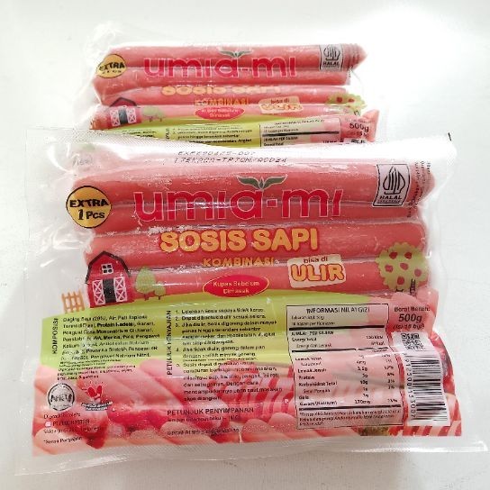 

Umia-mi Sosis Sapi Ulir isi 15 - 500gr