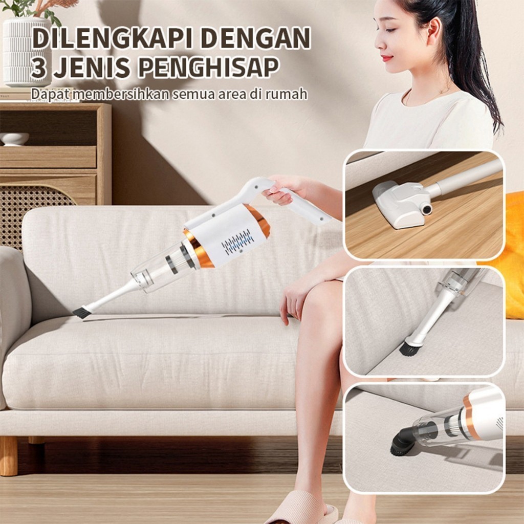 WIRELESS Penyedot Debu 3 IN 1 Vacuum Cleaner Portable Wireless Penyedot Debu Mobil / Rumah