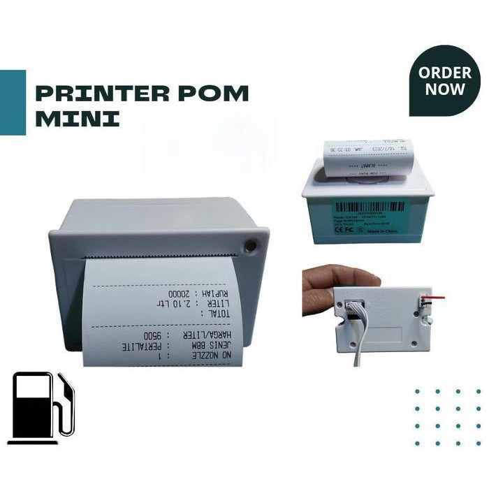 Modul Printer untuk pom mini - printer thermal TTL + SOCKET KABEL