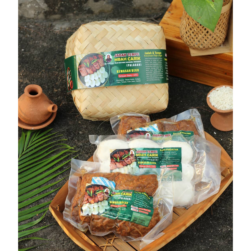 

Jadah Uli dan Tempe Bacem Mbah Carik Special Frozen Vacuum