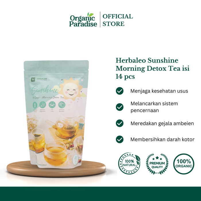 

Herbaleo Teh Detox Pagi isi 14 pcs / Sunshine Morning Detox Tea