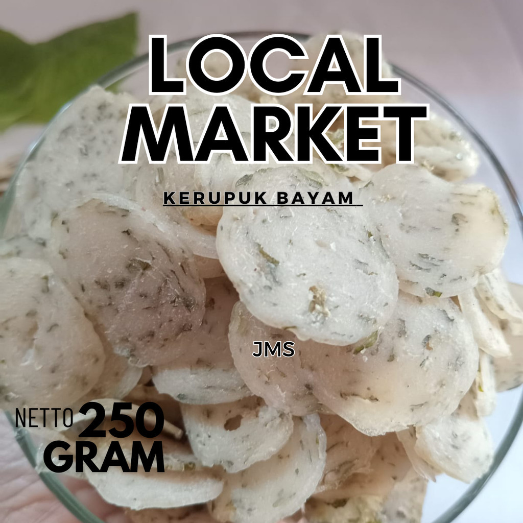 

kerupuk bayam 250gr produk lokal