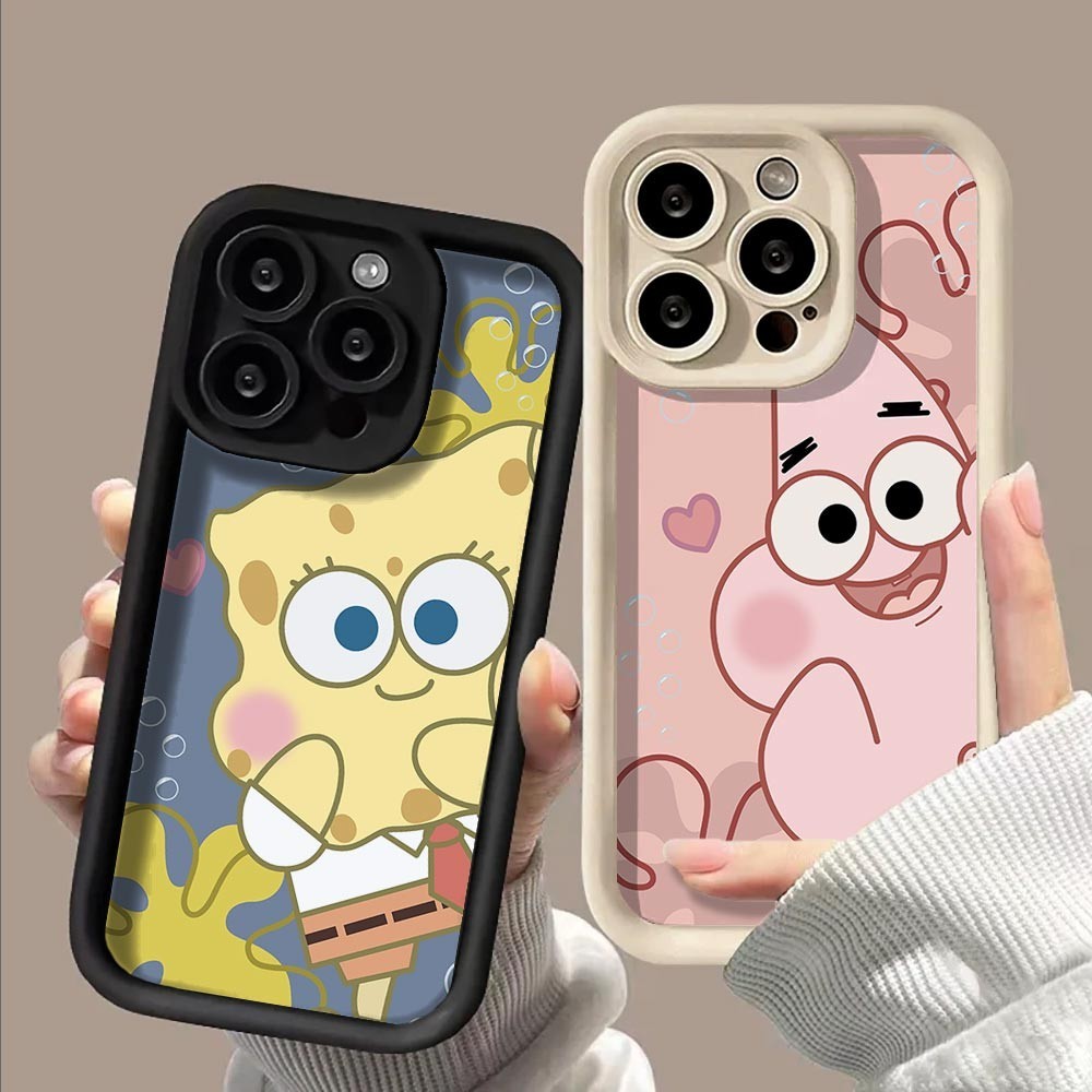 Softcase Xiaomi Redmi 9A 9C 9T 9 Cartoon SpongeBob SquarePants Phone Casing Soft Silicone TPU Full C